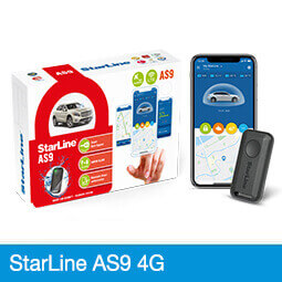 Starline AS9 Alarmanlage und Wegfahrsperre mit 4G Modul und GPS+GLONASS Ortung